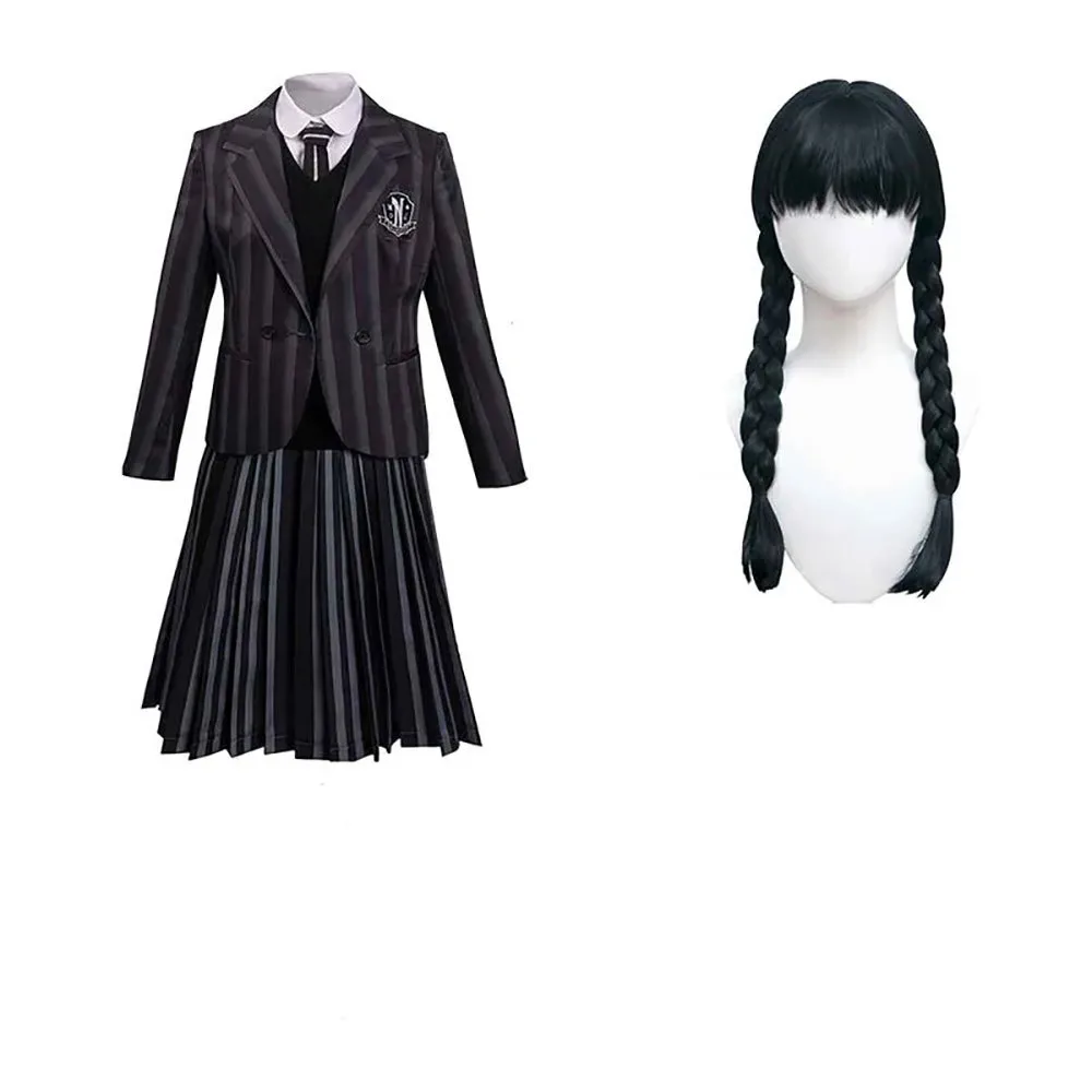 Uniforme Du Mercredi Avec Perruque Multicolor 16 Années unisex - Ciao - FashionsVida