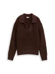 Knit boucle troyer female