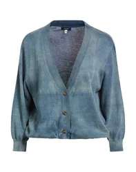 Strickjacke Damen Taubenblau S Damen