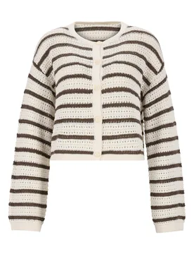 Ida Cardigan striped female - 36 - FashionsVida