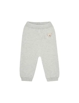 Pantaloni per neonati grigio chiaro 74 - Steiff - FashionsVida
