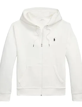 Polo Double-Knit Full-Zip Hoodie White XXL Herren - Ralph Lauren - FashionsVida
