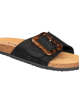 Klett-Pantolette „Miriam“ schwarz 39 Damen - wonderwalk - FashionsVida