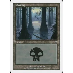 Swamp (#348) (foil) 7th Edition