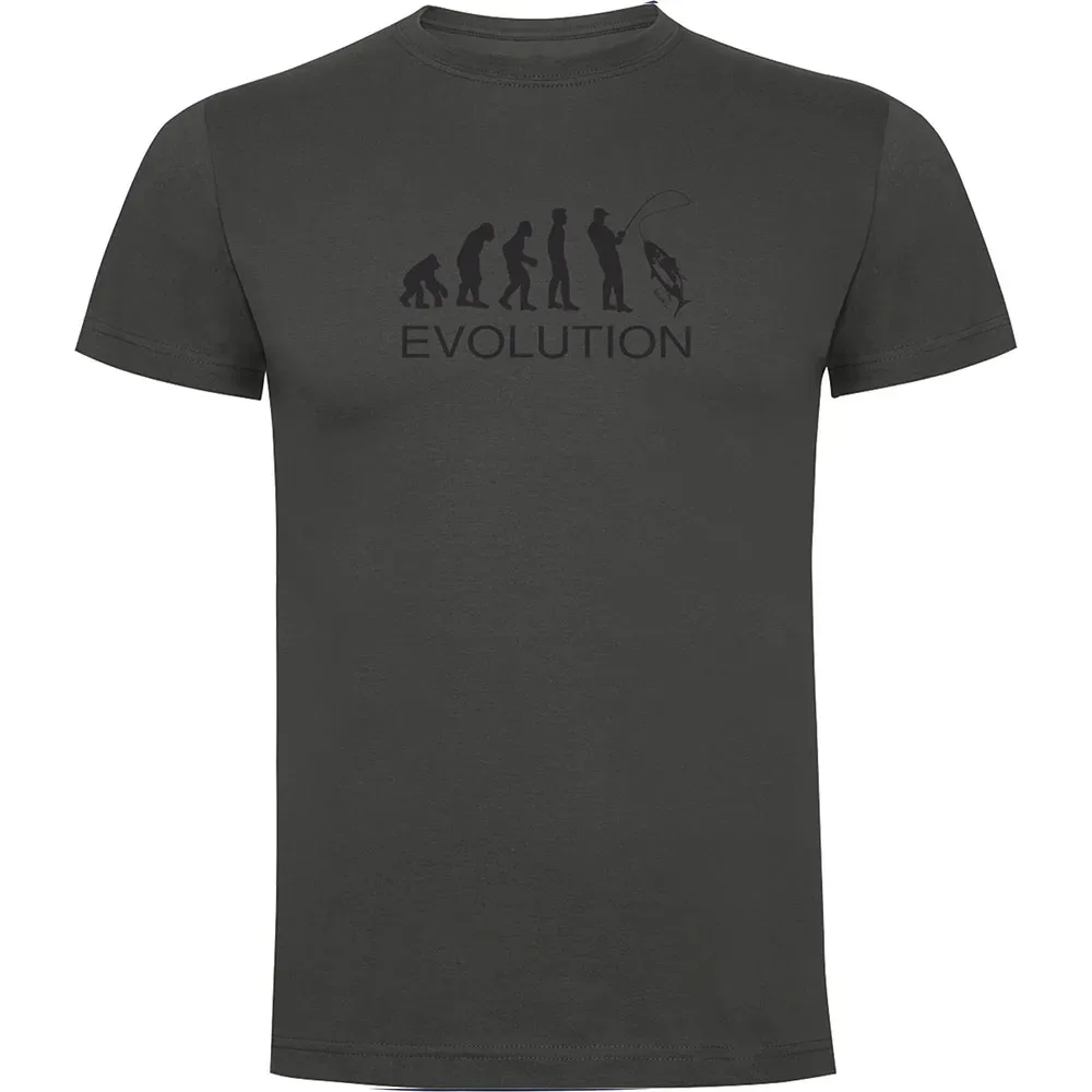 Evolution By Anglers Short Sleeve T-shirt Lead 3XL Men - Kruskis - FashionsVida
