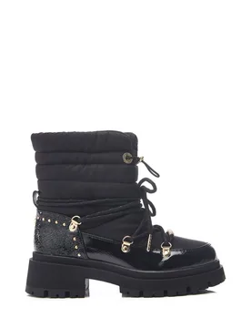 Women's 'Oliwa' Textile Ankle Boots in Black Size: 3 - Black - Size: 3 - Moda in Pelle - FashionsVida