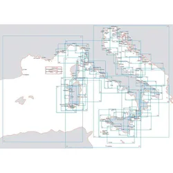 Capo Linaro-anzio Marine Charts One Size unisex