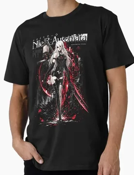 B NieR Automata Yorh No. 2 Type B Anime T-shirt for Gamer 0609 Waifu Girl Cyber Punk Graphic Clothes Y2K Tee US Size Tops S-6XL - Aliexpress - FashionsVida