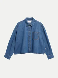 Jeansbluse NALAANI Blau M
