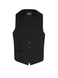 Anzugweste H-HUGE schwarz 54 Herren