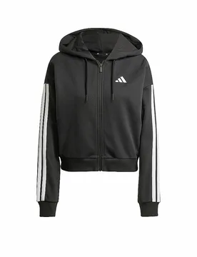Chaqueta con capucha para mujer 3S FT FZ negro XL - Adidas - FashionsVida