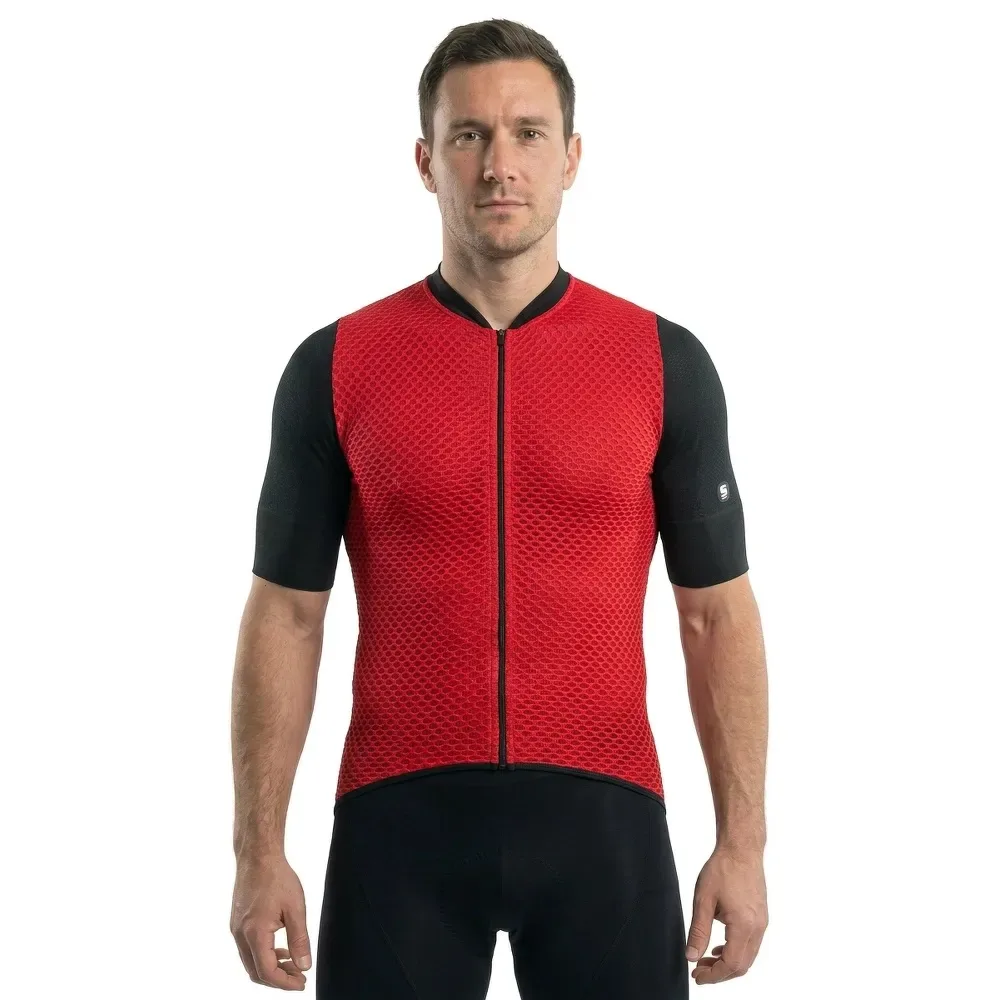 Maglia A Maniche Corte Hive Red - Sixs - FashionsVida