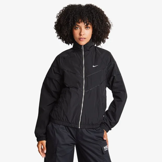Windrunner Full Zip Women Track Tops - Black - Size - Black - Size: Extra Small - Nike - FashionsVida