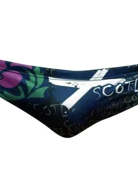 Scotland Swimming Brief Black S Men - TURBO - FashionsVida