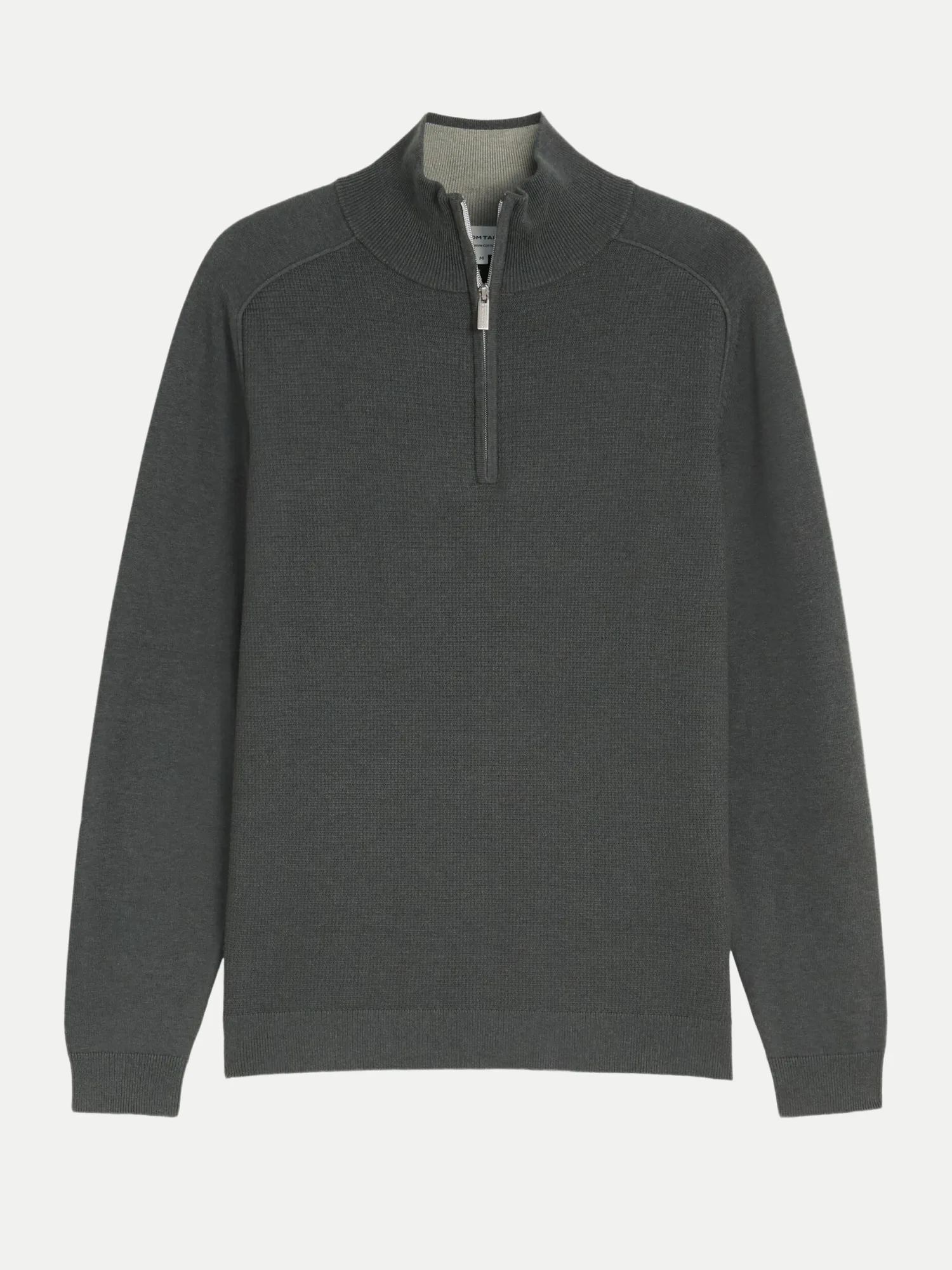 Troyer-Strickpullover Grau S - Tom Tailor Casual - FashionsVida