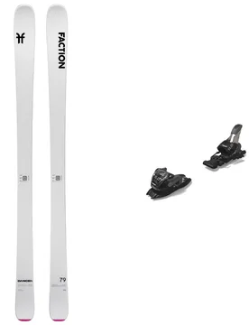 Ski Set inkl. Bdg. Skier für Piste / All-Mountain Pack Dancer 79 White 2026 aus Wolle Weiß - Faction - FashionsVida
