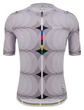 Maillot à Manches Courtes Barcelona 1973 Uci - Santini - FashionsVida