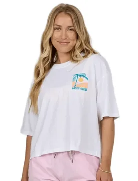 T-shirt à Manches Courtes Travel Far Skimmer White XS - Salty Crew - FashionsVida