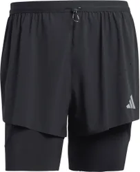 Short 2 en 1 respirant - Adi365 2In1 Short M Black - Taille M - Noir