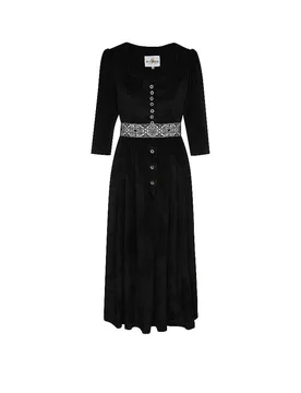 Trachtenkleid TARA schwarz 44 Damen - Wenger - FashionsVida
