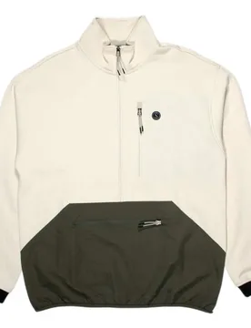Sweat à Demi-zip Quay Tech Fleece Birch M - Salty Crew - FashionsVida