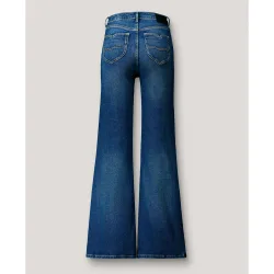 Vaquero de mujer fit flare y tiro alto - willa