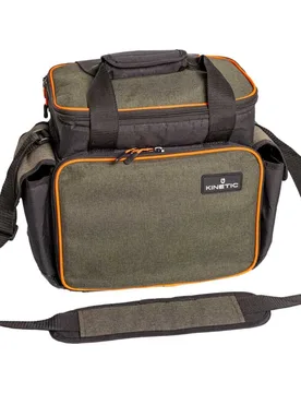 Box System Lures Bag Grey / Orange 40 x 20 x 35 cm unisex - Kinetic - FashionsVida
