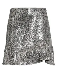Minifalda Mujer Plata 34,36,38,40,44 Mujer
