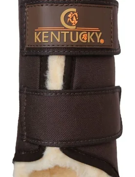 Arbeitsgamaschen SOLIMBRA hinten braun - Kentucky Horsewear - FashionsVida