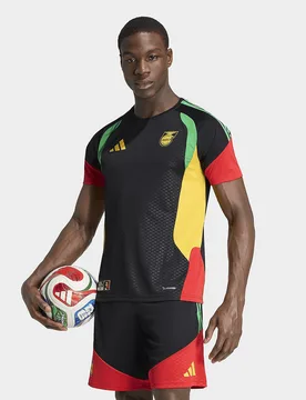 Mens Maglia Da Allenamento Tiro Giamaica 26 X Bob Marley - Nero, nero nero Uomo taglia M - Adidas - FashionsVida