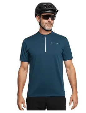 Maglia Da Enduro A Maniche Corte Md2635 Naturno Navy / Black - SILVINI - FashionsVida