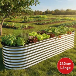 Hochbeet Metall JULIA Midi silber