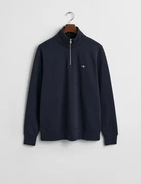 Sudadera de hombre de cuello alto con cremallera - Gant - FashionsVida