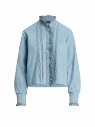 POLO Bluse blau 42 damen