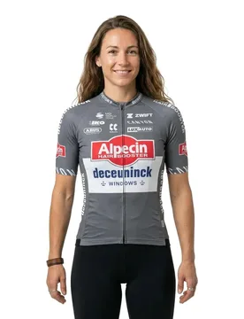Maillot à Manches Courtes Alpecin-deceunink 2025 - KALAS - FashionsVida