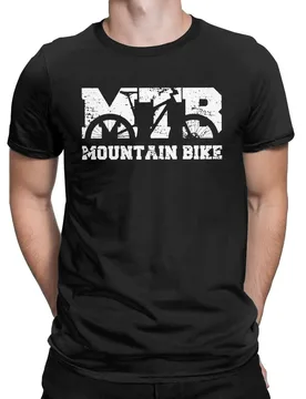 Mountain Biking Vintage MTB Distressed Design bicycling 100% Cotton Short Sleeve Men Round Collar Newest T-Shirt for men - Aliexpress - FashionsVida