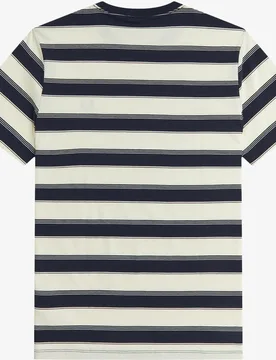 Camiseta de hombre de manga corta a rayas - Fred Perry - FashionsVida