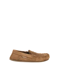 Moccasin Slippers Tan male