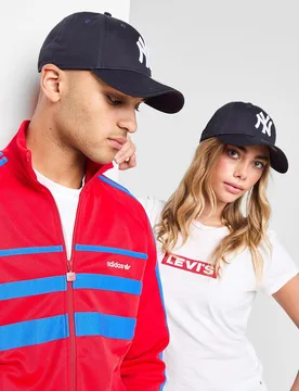 Mens MLB 9FORTY New York Yankees Cappello - Blu, blu blu Uomo taglia One Size - New era - FashionsVida