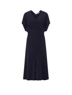 Midikleid azul oscuro 40 - Richroyal - FashionsVida