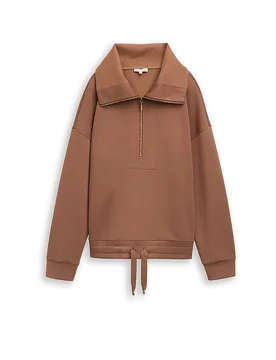 Troyer Pullover camel XL Damen - Tom tailor - FashionsVida