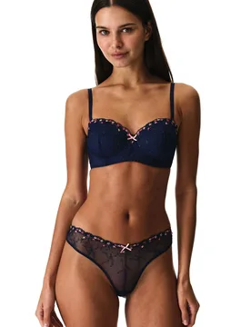 Womens Underwire Bralette - Navy - Size 38c - Penti - FashionsVida