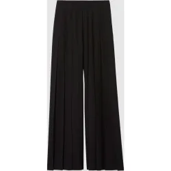 Pantalón ancho de mujer plisado