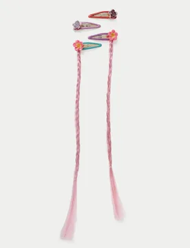 Moana Fake Hair Clips Multi Female - M&S - FashionsVida