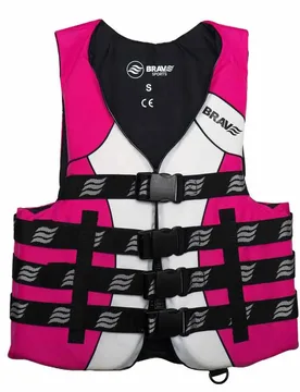 Gilet De Sauvetage Miami Wafe Pink / White XL unisex - Brave Sports - FashionsVida