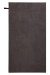 Micro Towelling Travel Towel - Large - 130 x 70cm - Grey - Grey - Size: ONE