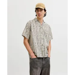 Jack & Jones - Camisa de hombre manga corta estampada