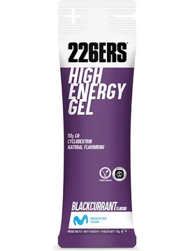 Gel energético High Energy Gel 60ml Blackcurrant - 226ERS - FashionsVida