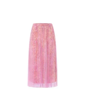 Richroyal Midi falda rosa 42 - Richroyal - FashionsVida