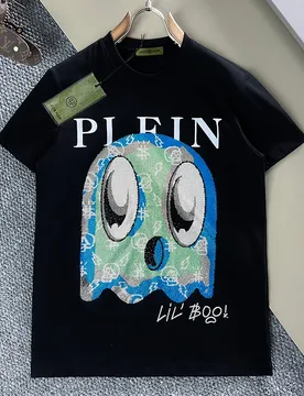 AlexPlein Monster Rhinestones Diamonds Men's Fashion Clothing Streetwear Trendy Unisex 2023 Summer Round Neck ShortSleeve Cotton - Aliexpress - FashionsVida